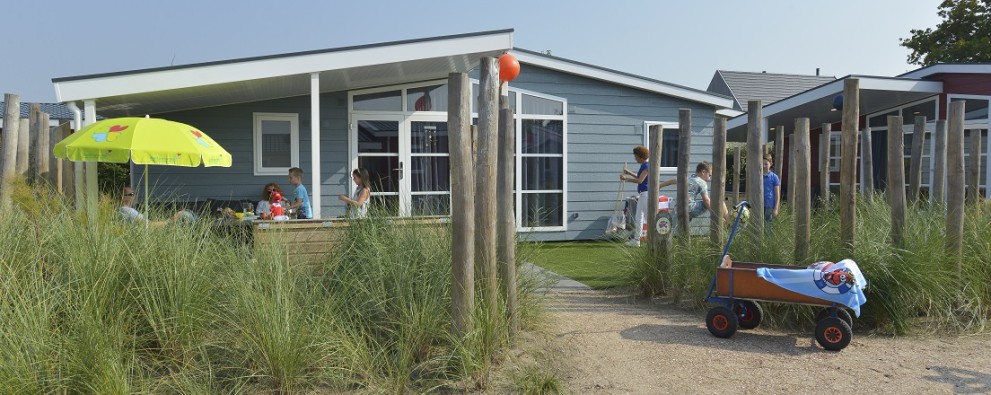 Chalet met bolderkar